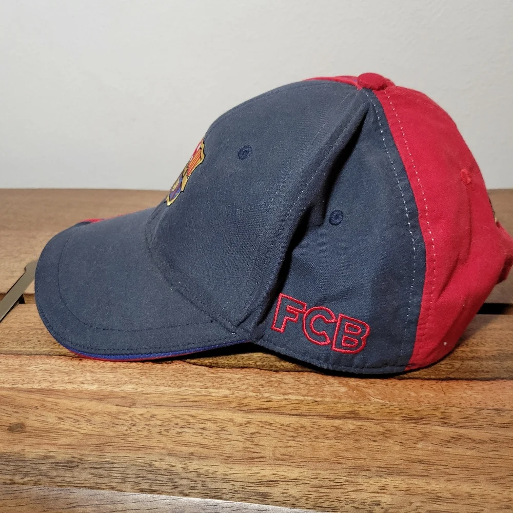 FC Barcelona red and dark gray/black adjustable hat - Picture 2 of 8